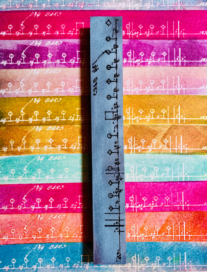 100 Proof Press | Measurement Bar | Foam Stamp