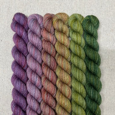 6/1 Night Garden - Mini Skein Kits