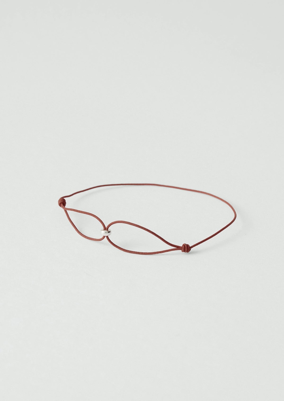 Helena Rohner Silver Bead String Bracelet | Plum/Silver