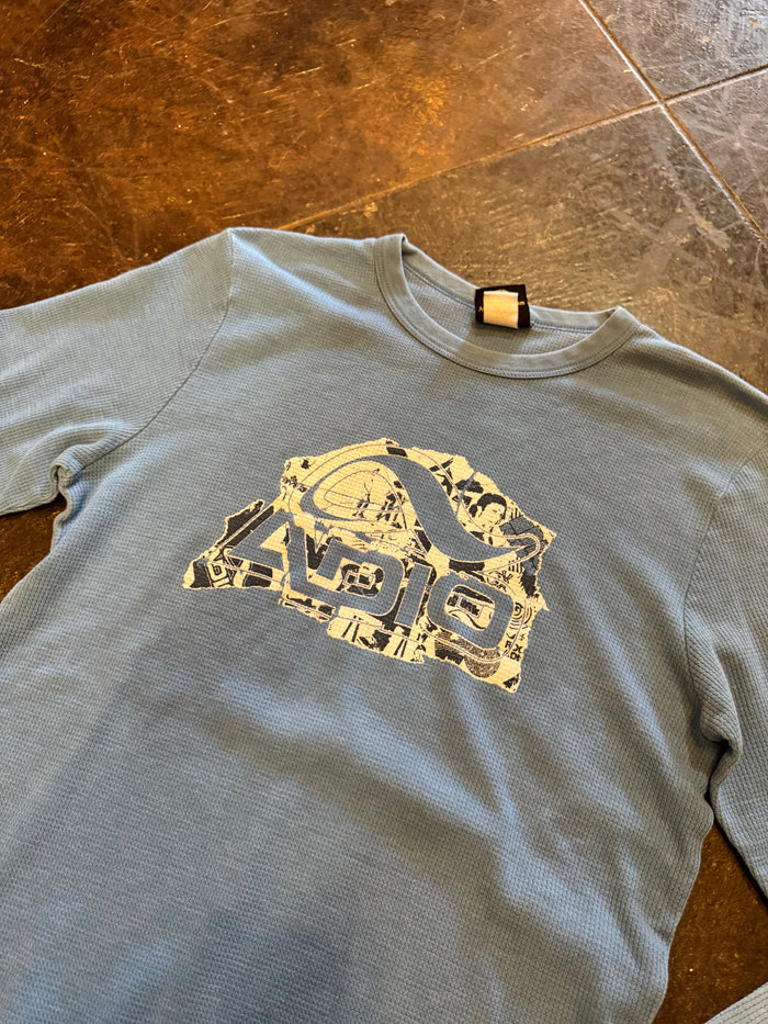 Vintage Adio Shoes Longsleeve - Blue