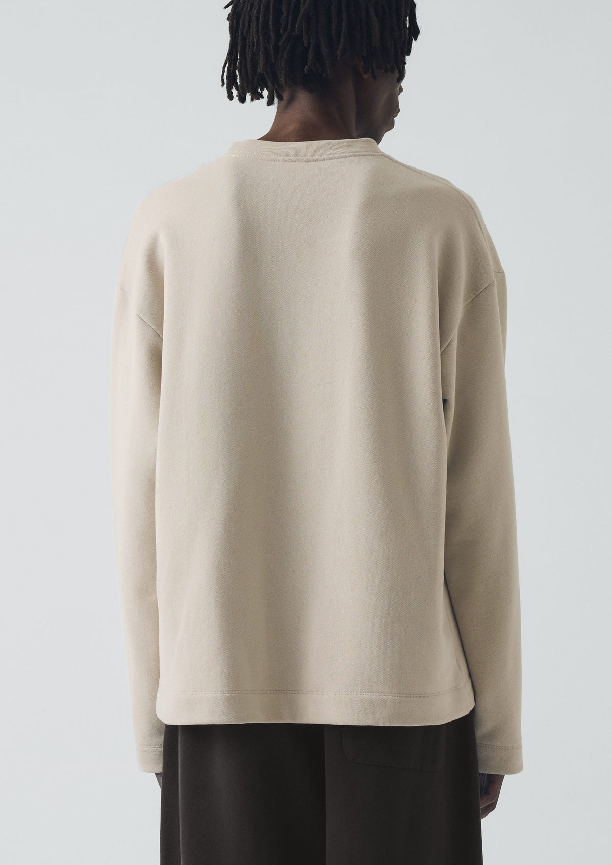 Loopback Jersey Sweatshirt | Oat Grey