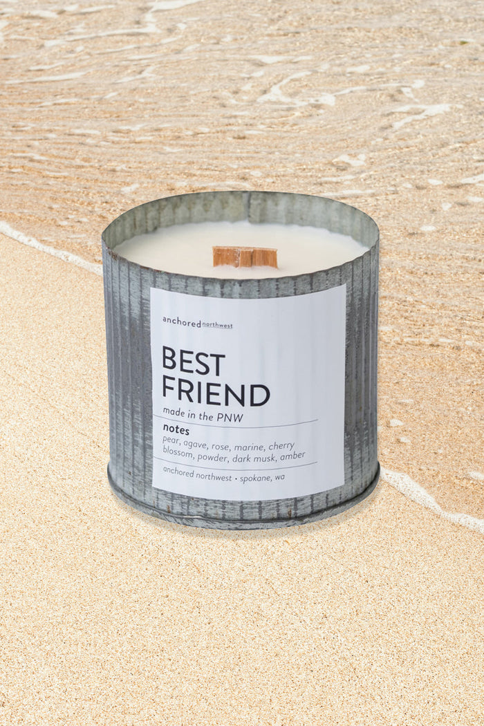 Best Friend Rustic Candle