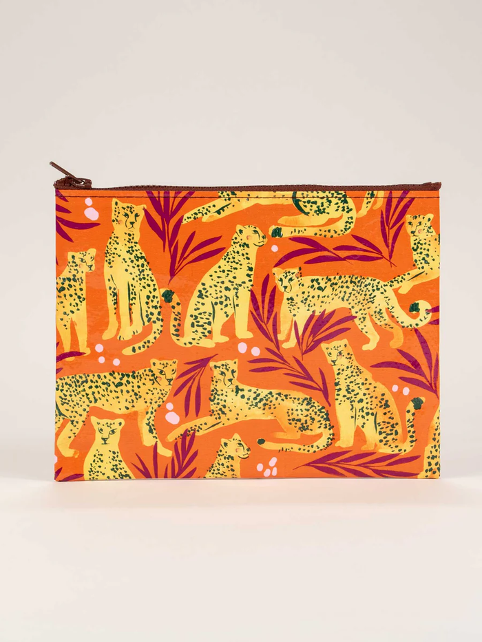 Blue Q Zipper Pouch Cheetah