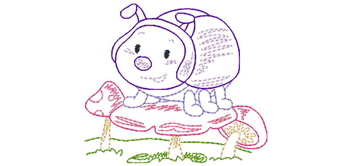 Bug-Color-Sketches 10617 Machine Embroidery Designs
