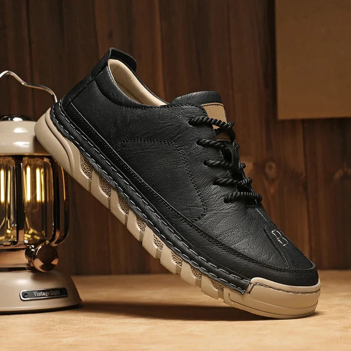 Caleb Leather Trainers