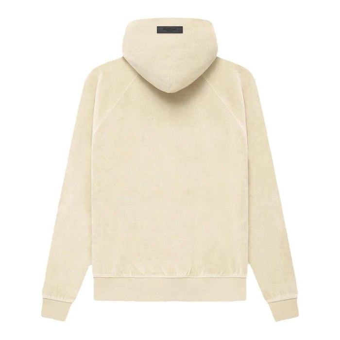 Fear of God Essentials Women's Velour Hoodie Egg Shell (W) - Supra Sneakers