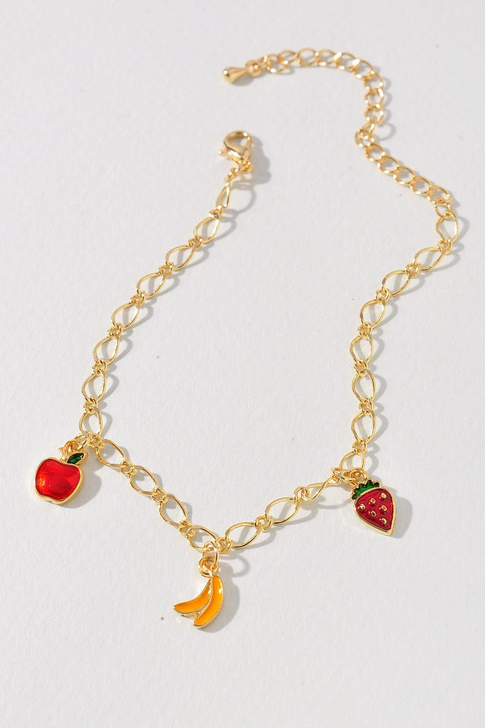 Fruit Charm Bracelet