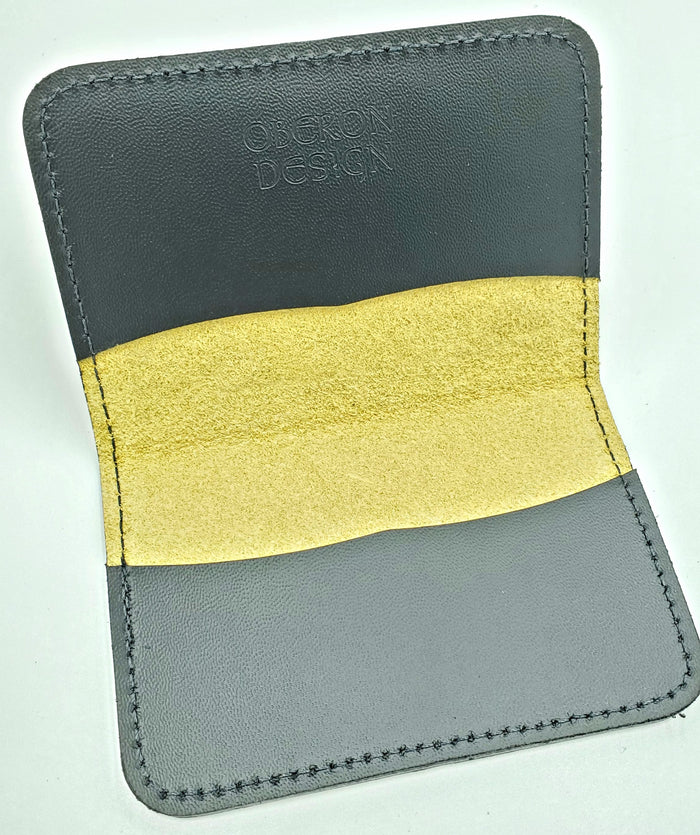 Leather Cardholder - Sunflowers