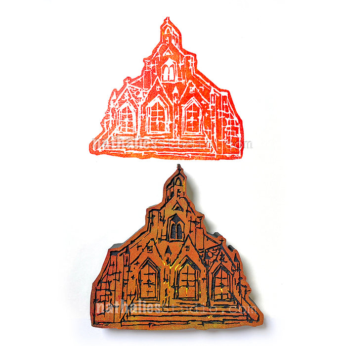 Nathalie Kalbach | Church | Foam Stamp