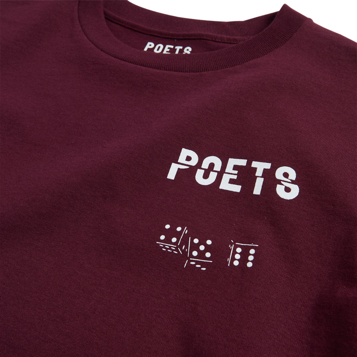 Poets Cee-Lo Burgundy Tee
