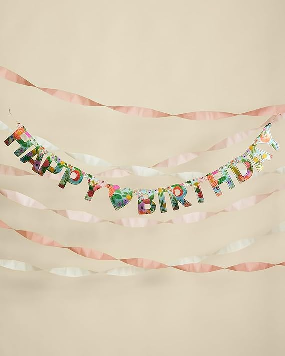 Rifle Paper Co. 'Happy Birthday' Banner - Garden Party