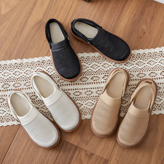 Ruby Mesh Clogs