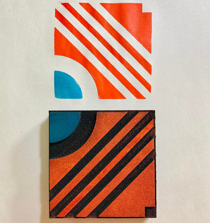 Sarah Matthews | Circle & Square | Foam Stamp