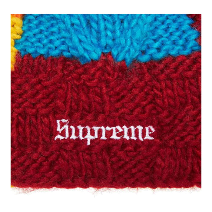 Supreme Block Knit Beanie Multicolor