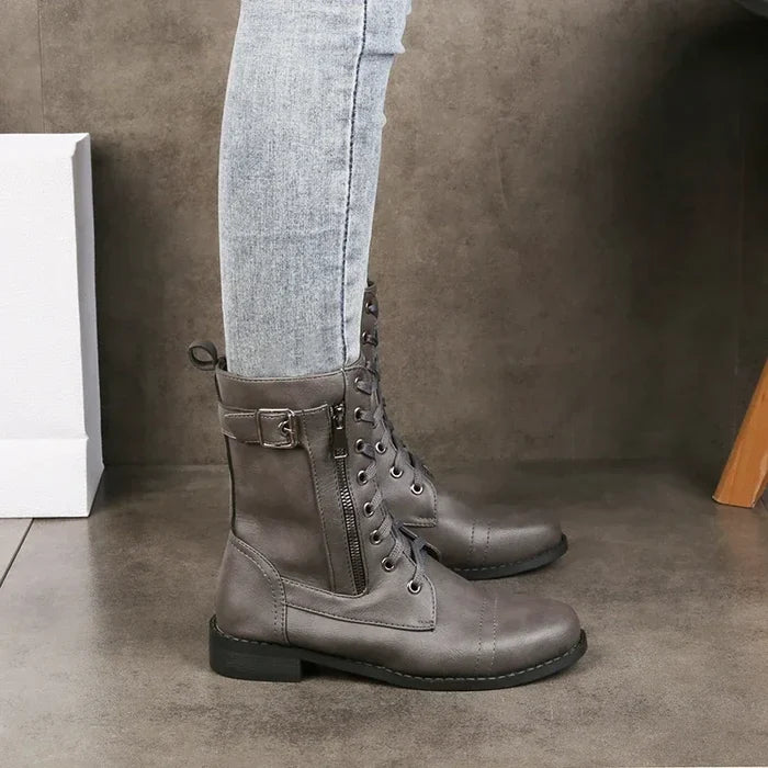 Theodora Leather Boots