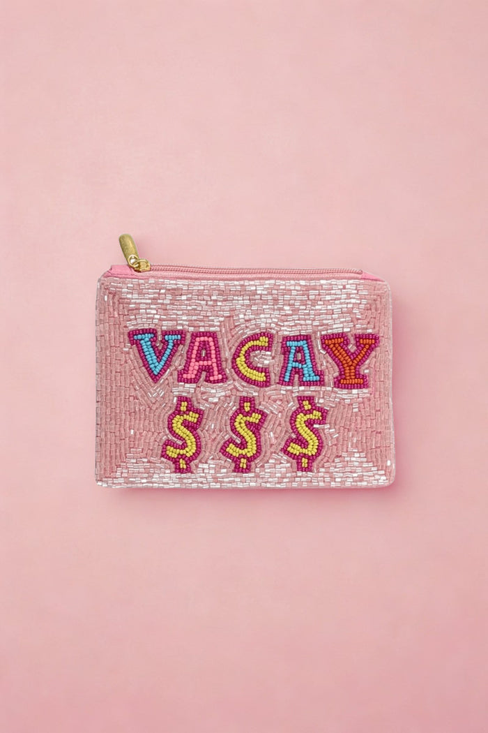 Vacay Money Bead Pouch
