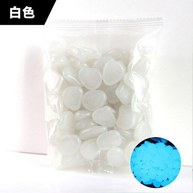 100/PCS Garden Pebbles Garden Decor Luminous Stones - foxberryparkproducts