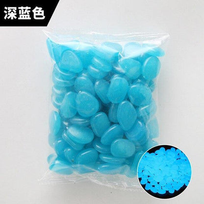 100/PCS Garden Pebbles Garden Decor Luminous Stones - foxberryparkproducts