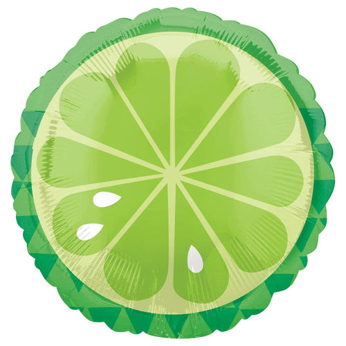 17" Lime Foil Balloon
