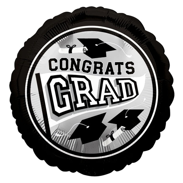 18" Congrats Grad Foil Balloon - *Multiple Colors