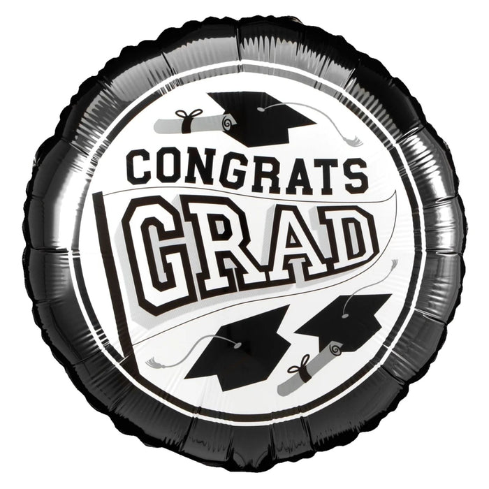 18" Congrats Grad Foil Balloon - *Multiple Colors