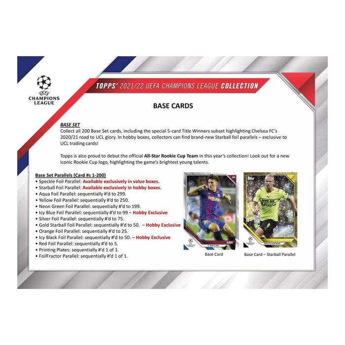 2021-22 Topps UEFA Champions League Collection Soccer Blaster Box