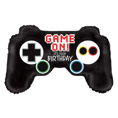 36" Game On Controller Birthday Foil Balloon