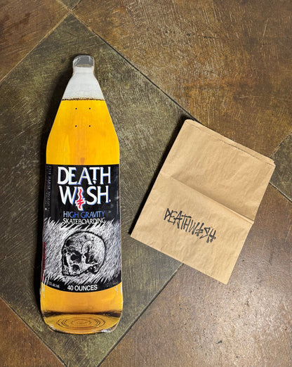 40 Ounces of Deathwish Deck - 9.0 Shaped
