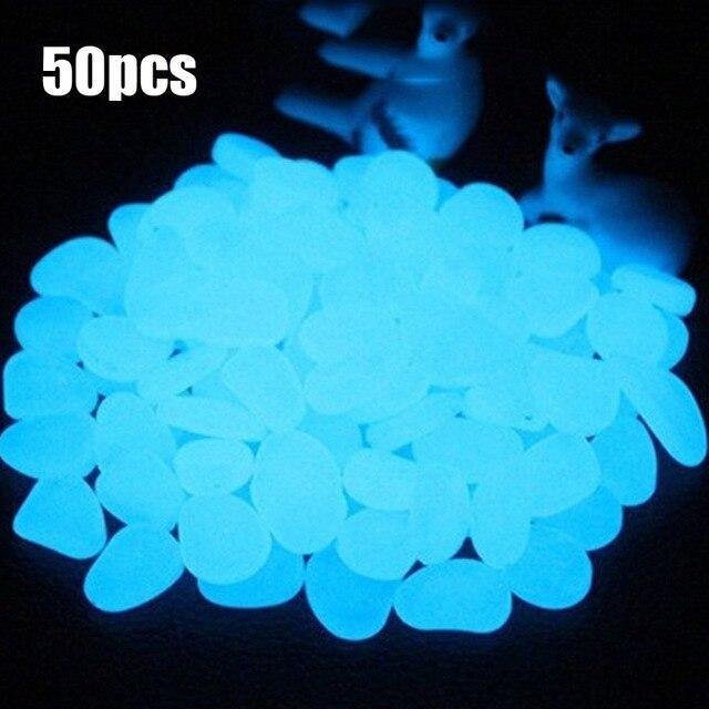 50/100/300pcs Glow in the Dark Pebbles - foxberryparkproducts