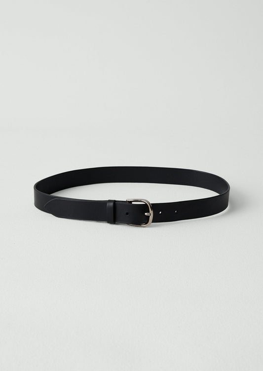 Laperruque Leather Buckle Belt | Black
