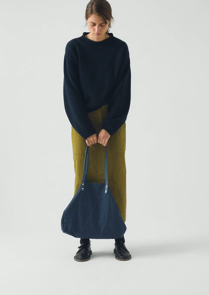 Kate Sheridan Waxed Canvas Tote | Midnight