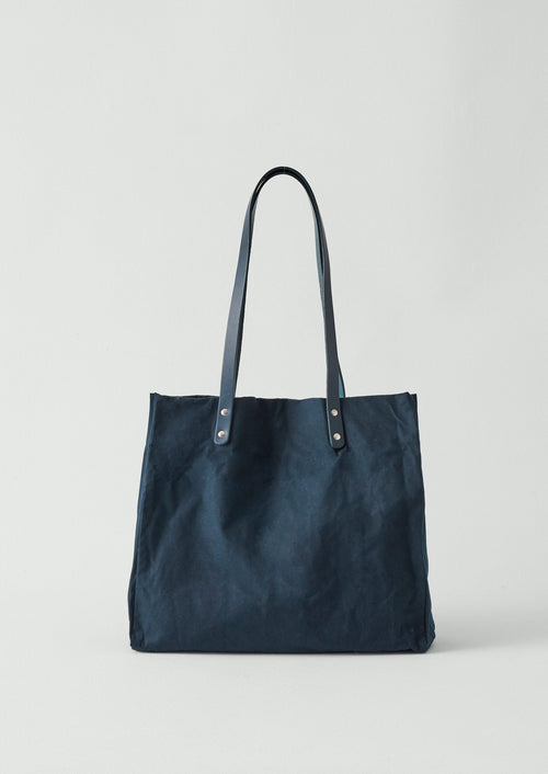 Kate Sheridan Waxed Canvas Tote | Midnight