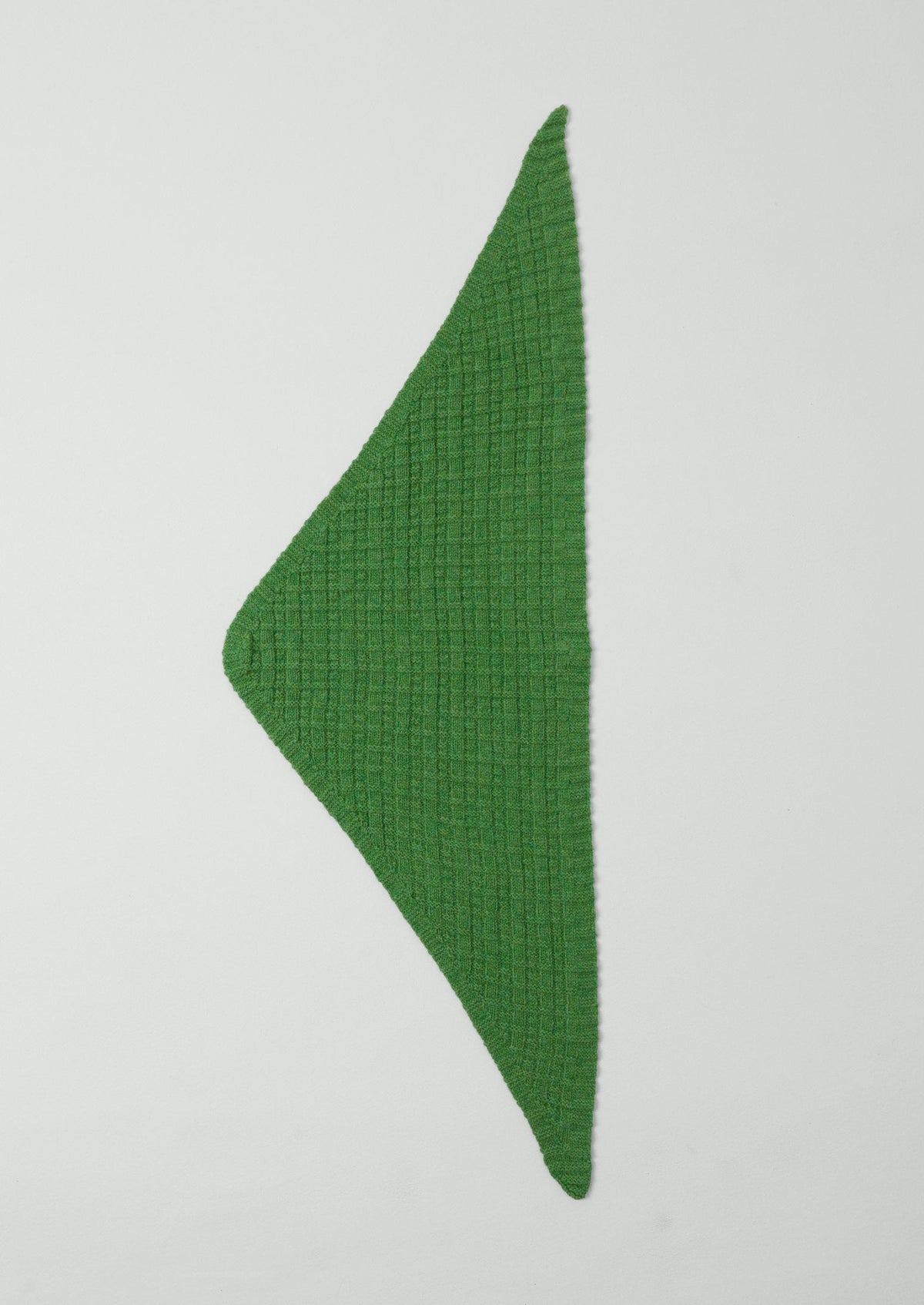 Knitted Wool Bandana | Garden Green