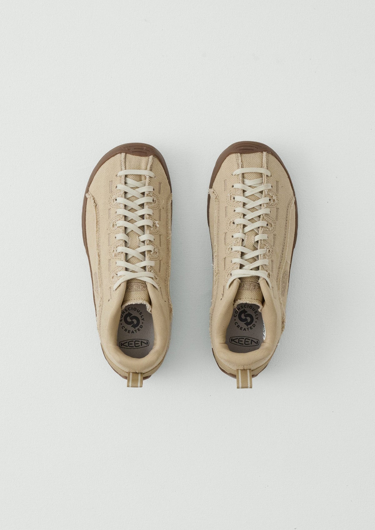 Keen Jasper Split Canvas Trainers | Safari