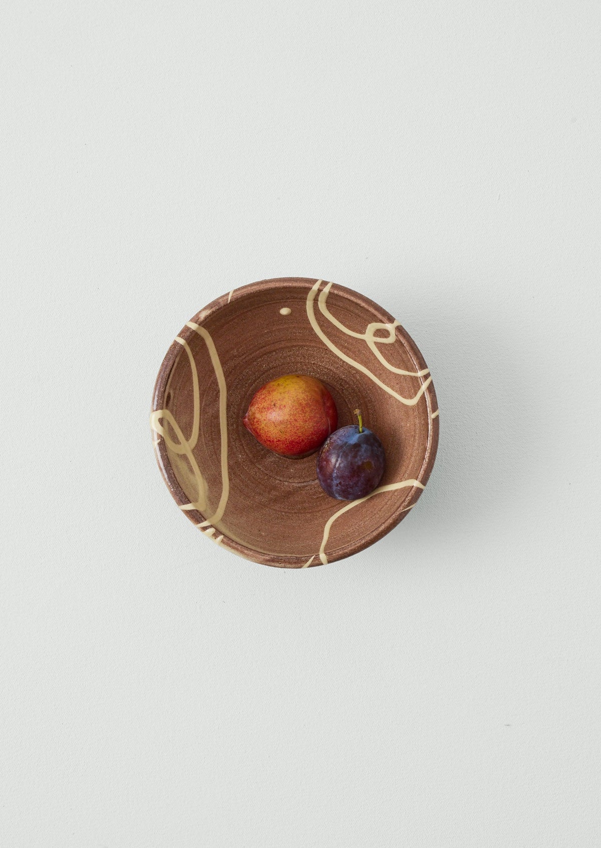 Mollie Milton Slipware Bowl | Terracotta/Cream