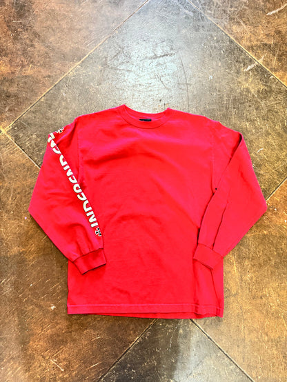 Vintage Independent Iron Cross Longsleeve - Red