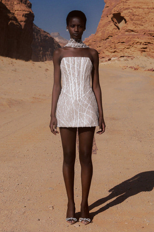 Leora Dress - White