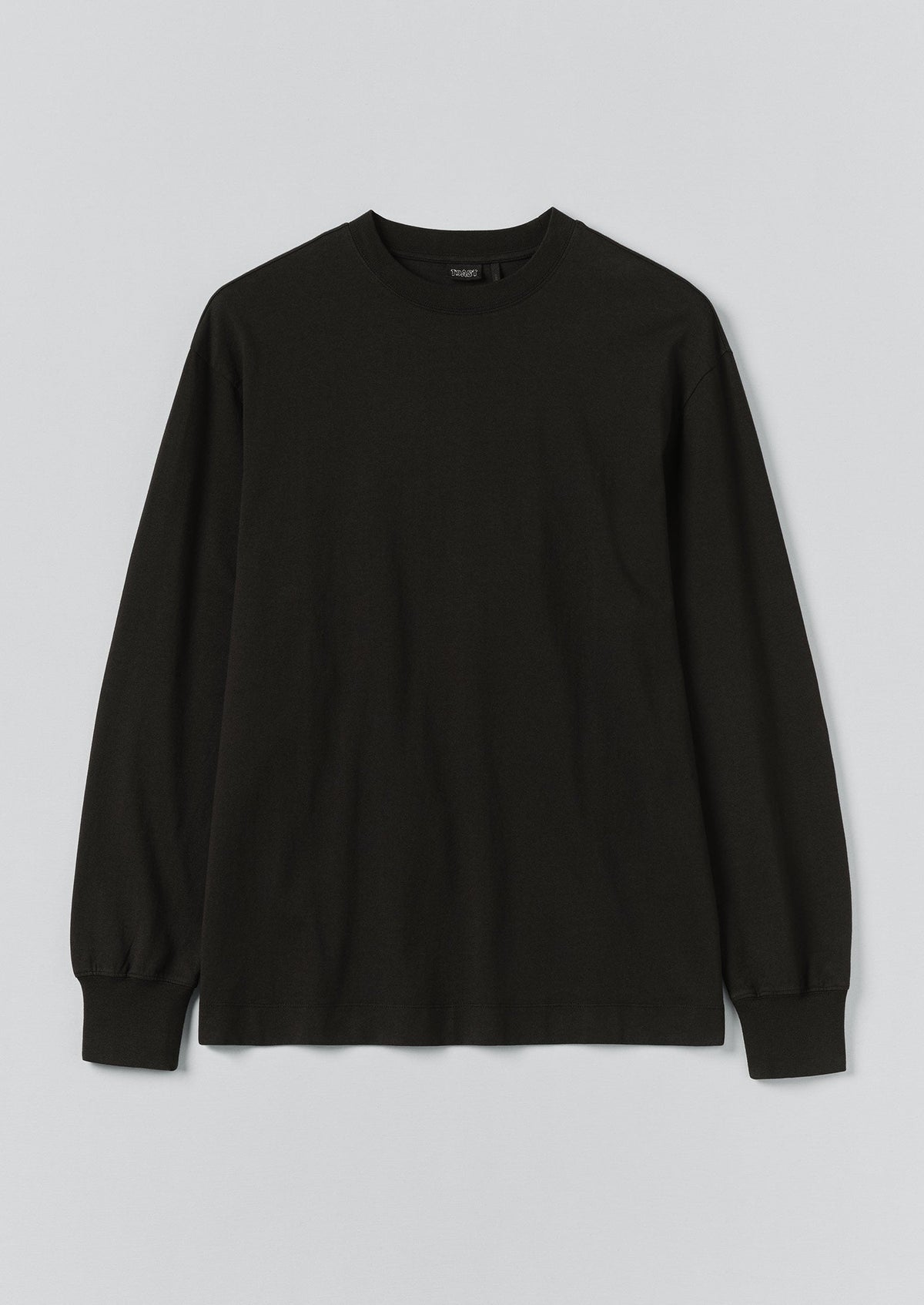 Long Sleeve Crew Neck Tee | Dark Charcoal
