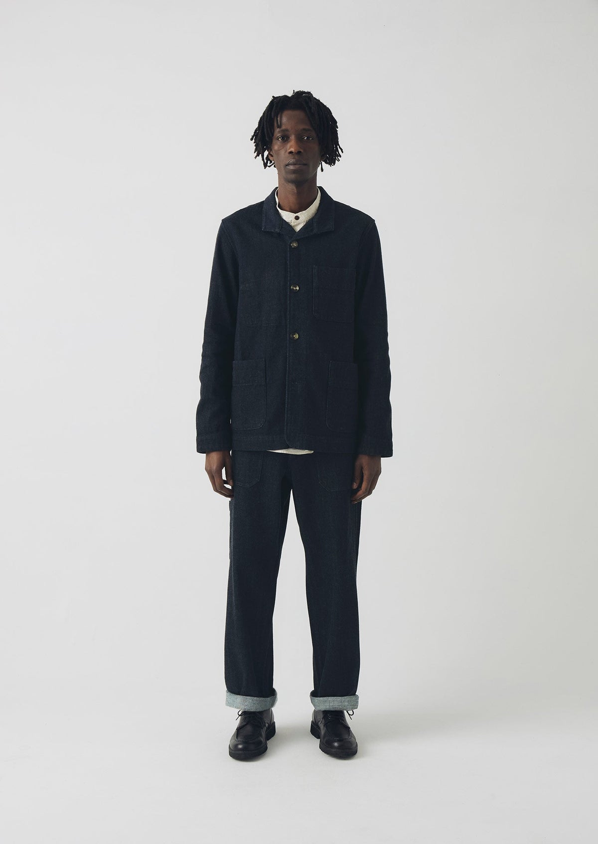 Monty Japanese Denim Jacket | Indigo