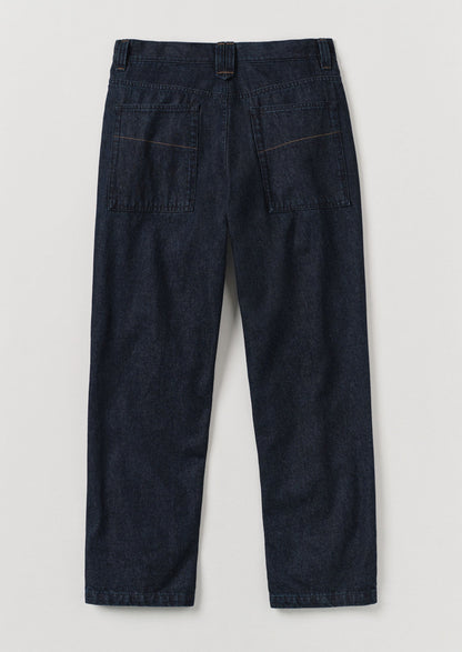Norv Denim Tapered Trousers | Dark Indigo