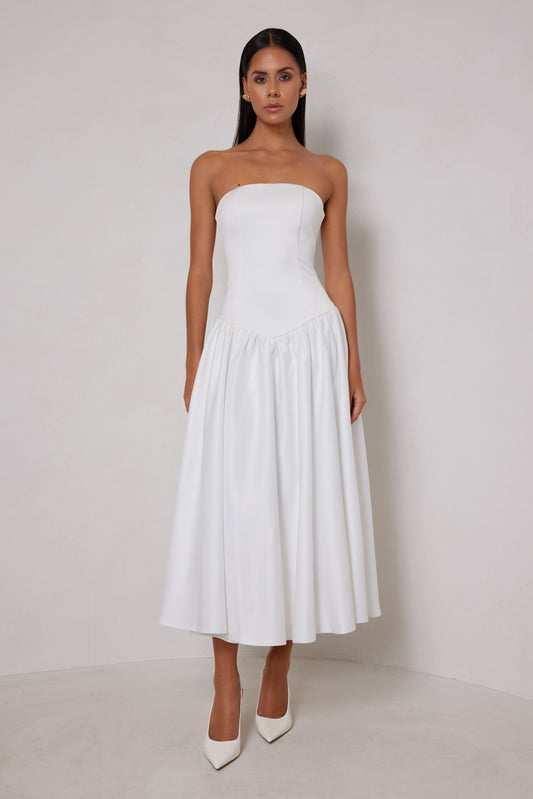 Maggie Dress - White