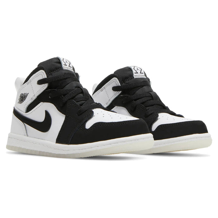 Air Jordan 1 Mid Diamond Shorts (Toddler) sneakers — style DN4322-100 — photo 2 of 5