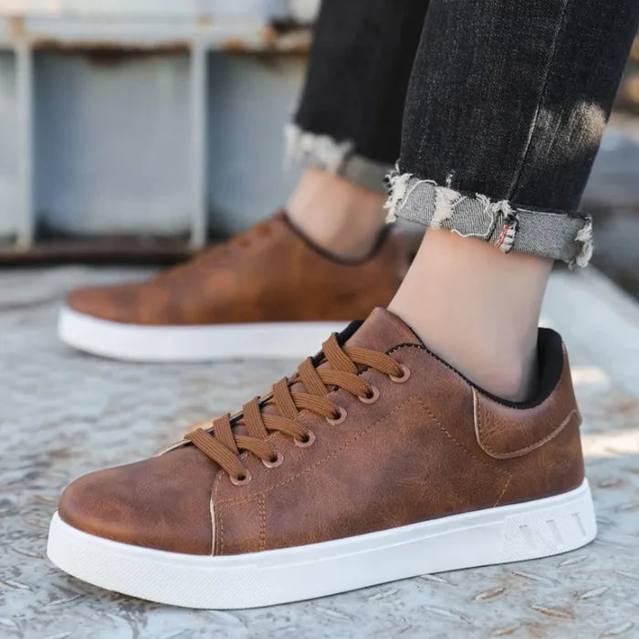 Alfred Leather Trainers