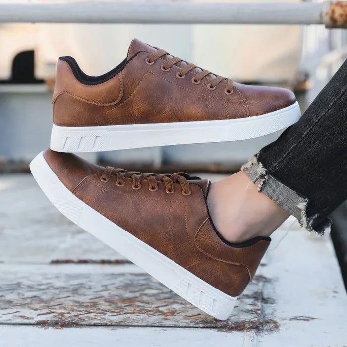 Alfred Leather Trainers