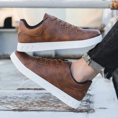 Alfred Leather Trainers