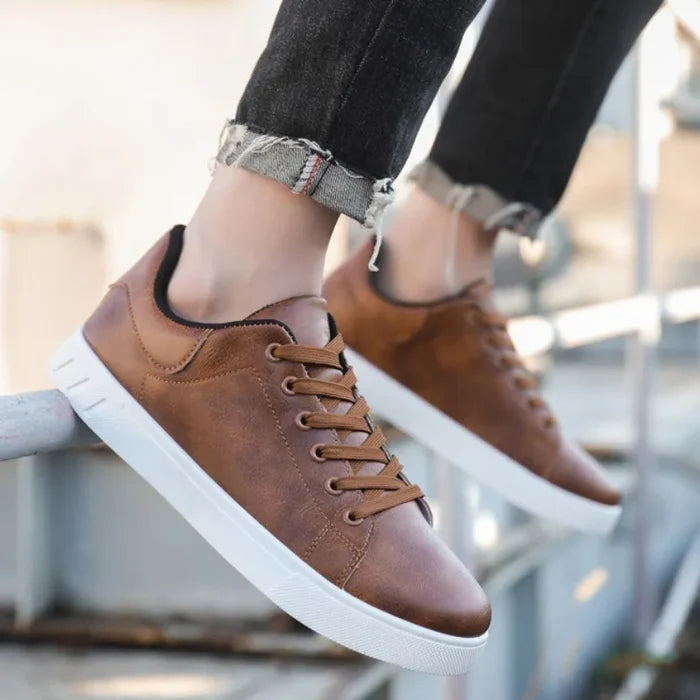 Alfred Leather Trainers