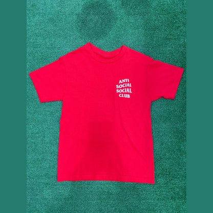 Anti Social Social Club Logo Tee Red, T-Shirt - Supra Sneakers