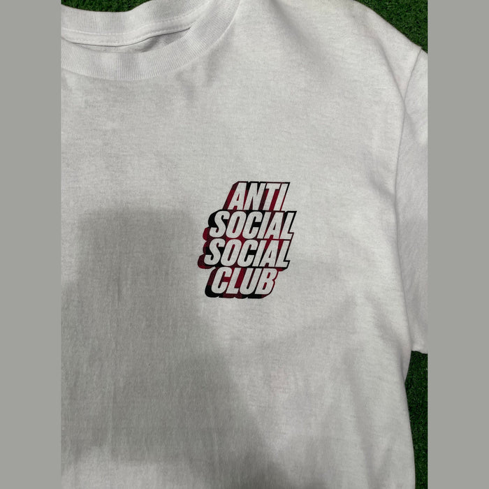 Anti Social Social Club Plaid Red Tee White, T-Shirt - Supra Sneakers