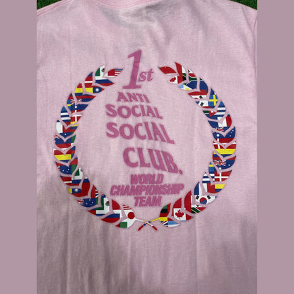 Anti Social Social Club Suzuka T-shirt Pink, T-Shirt - Supra Sneakers
