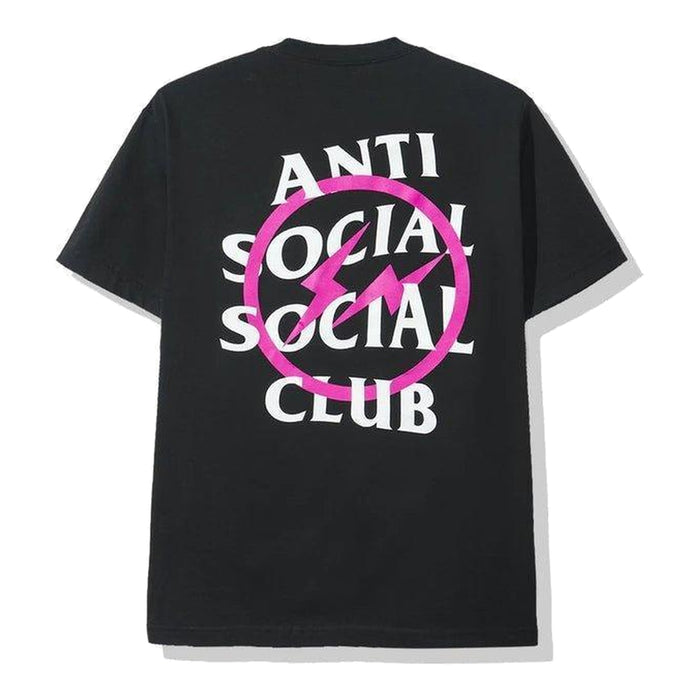 Anti Social Social Club x Fragment Pink Bolt Tee - Supra Sneakers